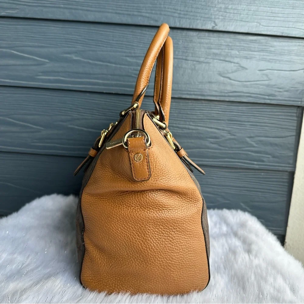 Michael Kors Selma Brown Signature Tote Bag